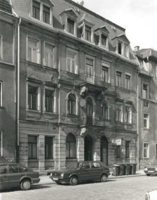 Dresden-Pieschen, Rehefelder Straße 29. Wohnhaus (um 1900). Straßenansicht