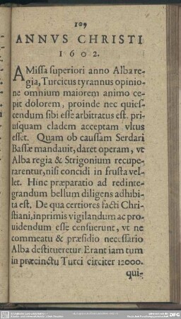 Annus Christi 1602