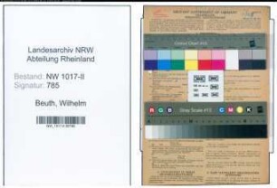 Entnazifizierung Wilhelm Beuth , geb. 13.09.1904 (Schlosser Und Dreher)