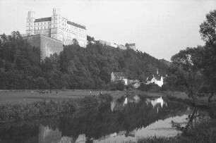 Eichstätt: Willibaldsburg und Altmühl bei Eichstätt