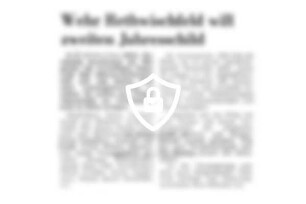 Wehr Rethwischfeld will zweiten Jahresschild