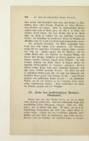 29. Ende des weströmischen Reiches; Odosvaker