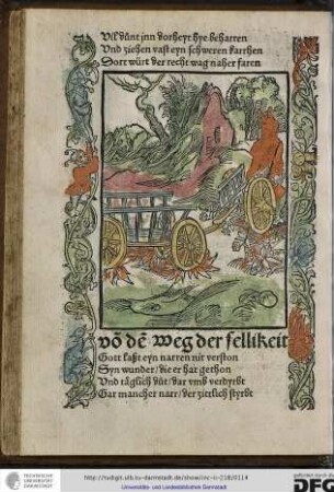 Gott laßt eyn narren nit verston, syn wunder, die er hat gethon...