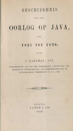 Geschiedenis van den oorlog op Java, van 1825 tot 1830