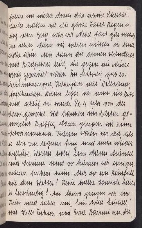 Tagebuchseite. Textseite : Reisetagebuch einer jungen Dame. Grüner Kartoneinband, in Transparentpapier eingebunden; ca. 19,7 x 12,7 x 2 cm (1932). Dresden: SLUB Mscr.Dresd.App.3143