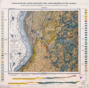 [8211] Kandern, Geologische Spezialkarte des Grossherzogthums Baden