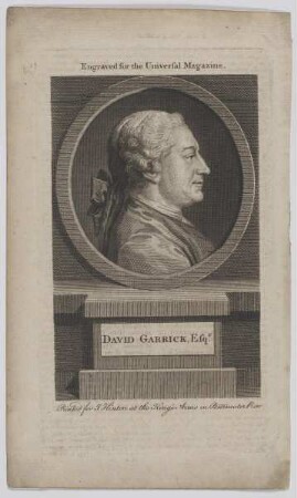 Bildnis des David Garrick