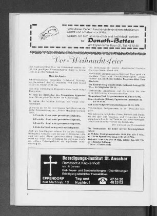 Vor-Weihnachtsfeier