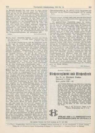 264 [Rezension] Tolzien, Gerhard, O Land, Land, Land, höre des Herrn Wort!