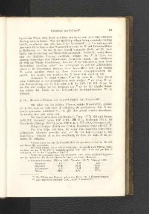 § 34. Mineral-Wässer mit ungewöhnlich viel Stickstoff.