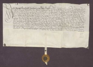 Der Propst zu Ellwangen belehnt den Kurfürsten von der Pfalz bzw. dessen Lehnsträger mit der Burg Strahlenberg, der Stadt Schriesheim sowie zugehörigen Gütern und Gerechtsamen.