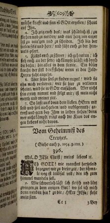 Vom Geheimnis des Creutzes