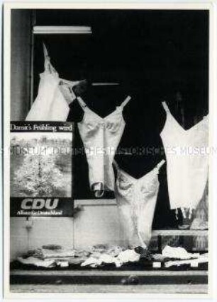 Postkarte mit witzigem Foto aus der DDR