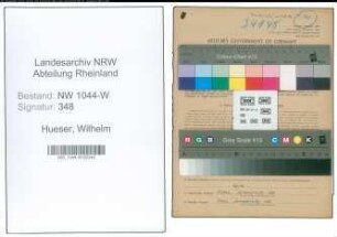 Entnazifizierung Wilhelm Hueser , geb. 28.05.1900 (Gemeindevertreter)