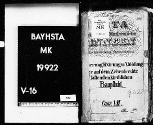 Sicherung, Fixierung und Ablösung der auf dem Zehentrechte lastenden kirchlichen Baupflicht.