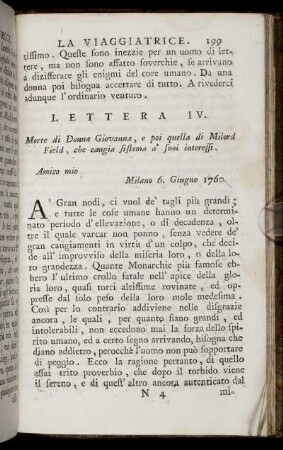 Lettera IV.