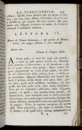 Lettera IV.