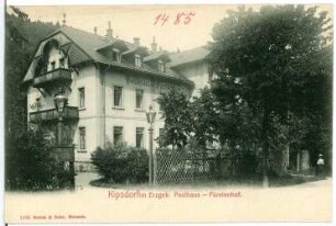 Kipsdorf. Posthaus Fürstenhof