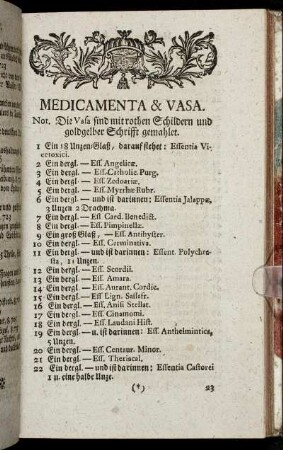 Medicamenta & Vasa.