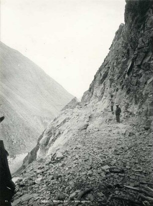 Streckenbau am "Devils Nose"