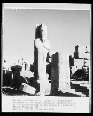 Statue des Thutmosis 3.