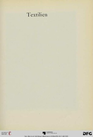Textilien (Nr. 207-241)