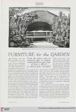 81.1925 = Nr. 337: Furniture for the garden
