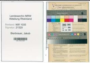 Entnazifizierung Jakob Bierbrauer , geb. 18.12.1886 (Hausmeister)