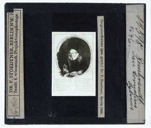 Rembrandt, Der Prediger Jan Cornelis Sylvius (Radierung, Expl. Cleveland MoA 1942.756)