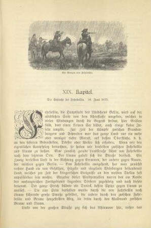 XIX. Kapitel. Die Schlacht bei Fehrbellin. 18. Juni 1675