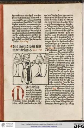 Dye legend van sent Macharius.