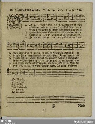 VIII. Das alte Jahr vergangen ist