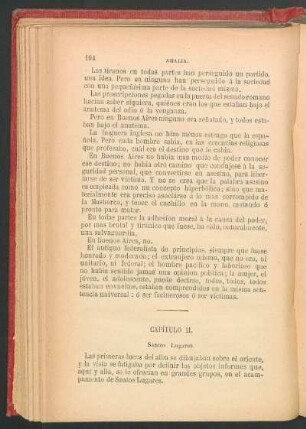 Capítulo II. - Santos Lugares.