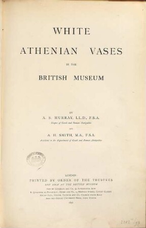 White Athenian vases in the British Museum