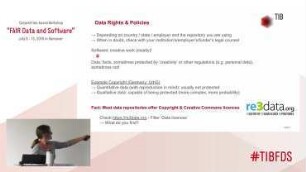 Reusability: Data Licensing