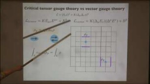 Tensor gauge theory at Lifshitz transition