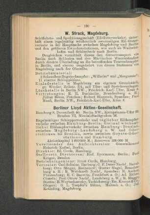 Berliner Lloyd Aktien-Gesellschaft.