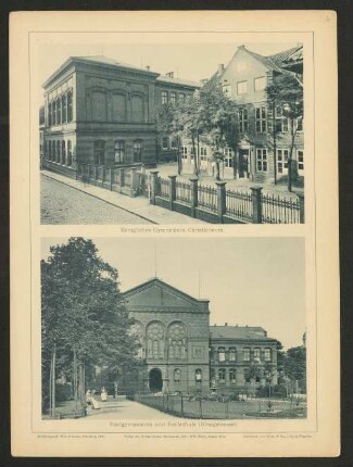 Königliches Gymnasium Christianeum; Realgymnasium und Realschule (Königstrasse). : [Altona]
