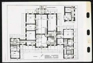 Seehaus Liebenberg, Liebenberg Umbau: Bestandszeichnung. Grundriss Erdgeschoss 1:200