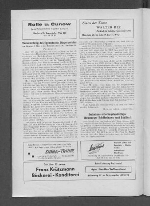 Versammlung des Eppendorfer Bürgervereins