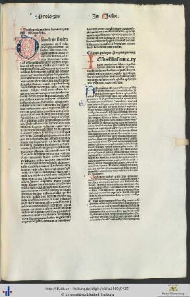 Prologus beati hieronimi presbiteri in librum iosue