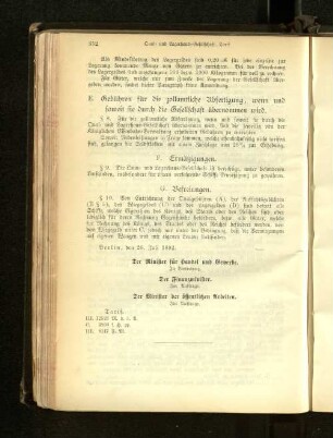 F. Ermäßigungen.