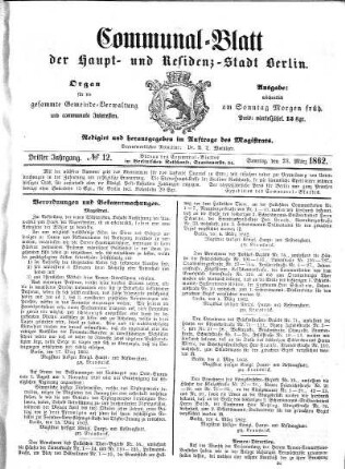 No. 12: No. 12, 28.März 1862