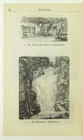 6. Das Innere einer Baude im Riesengebirge