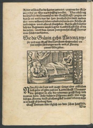 Wie die Grävin gehn Florentz reyset ... und zu Florentz zween Sön gebar.