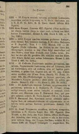 In Quart. (Nr. 5292 - 5559)