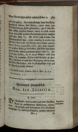 Siebentes Hauptstück. - Achtes Hauptstück.