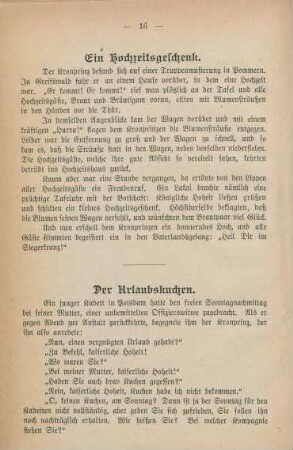 Ein Hochzeitsgeschenk