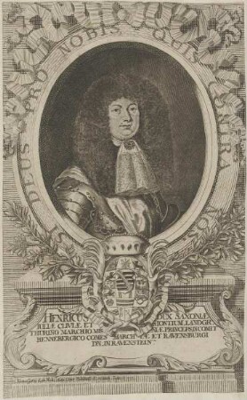 Bildnis von Heinrich von Sachsen-Römhild