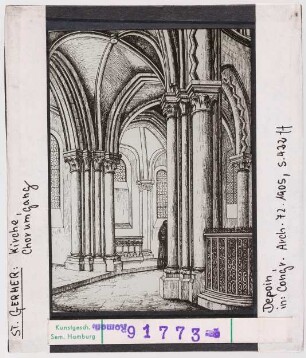 Saint-Germer: Abteikirche, Chorumgang